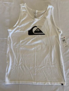 Quiksilver Men's Logo Graphic Print Tank Top Tee T-Shirt Medium - Picture 1 of 7