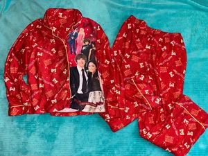 Disney High School Musical Red Pajama Set PJs Girls Size 7 8 Zac Efron Ashely - Picture 1 of 1