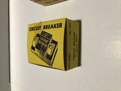 NOS New Marx Boxed Post War Circuit Breaker No. 409 C-10 Madison Hardware - Image 1 of 4