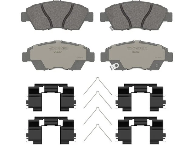 Front Brake Pad Set For Honda Acura Fit EL RSX Civic del Sol CRZ GQ68Z6 - Image 1 of 1