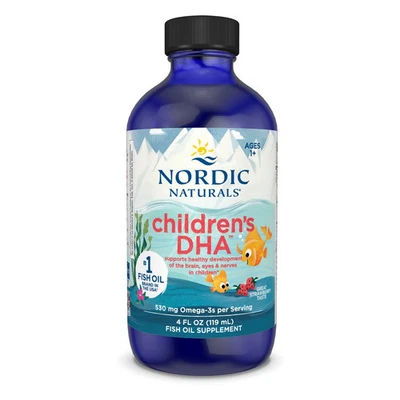 Nordic Naturals líquido DHA infantil - óleo ômega-3 DHA para crianças, 4 oz. - Imagem 1 de 4