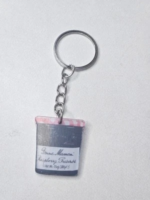 Bonne Maman Raspberry Preserves Keychain - Image 1 of 3