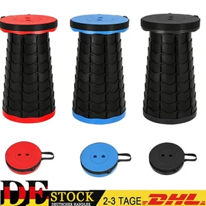 Tragbarer Klappstuhl Klapphocker Verstellbarer Höhenverstellbar Hocker Teleskop - Bild 1 von 43