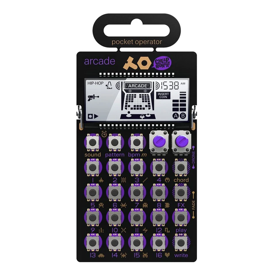 Teenage Engineering x Cheap Monday - Pocket Operator PO-20 Arc... Black / Purple - Bild 1 von 4