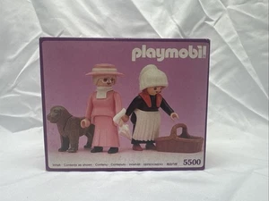 Vintage Playmobil 5500 - Victorian Mansion Grandma, Maid And Dog - 1989 - Picture 1 of 7