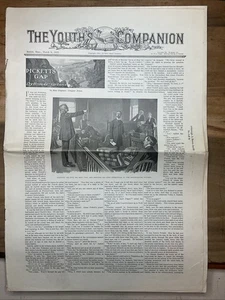 6 Mar 1902 Periódico The Youths Companion Boston MA PERRY MASON Raro B8 - Imagen 1 de 12