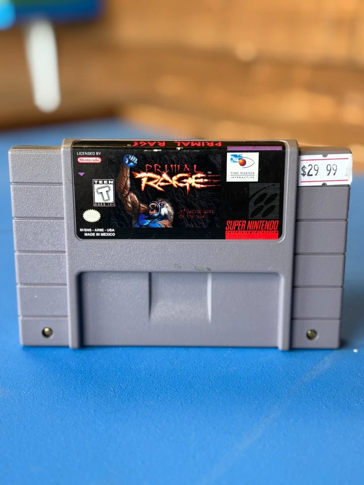 Primal Rage (SNES) - Probado - Vendedor canadiense Foto 1 de 1