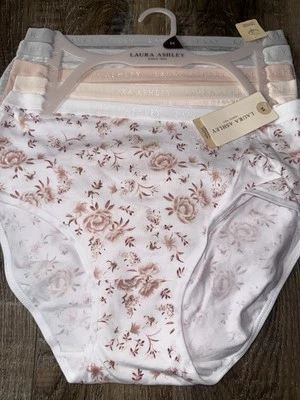 Bragas calzoncillos para mujer Laura Ashley 5 pares mezcla de algodón orgánico (B) ~ M Foto 1 de 4