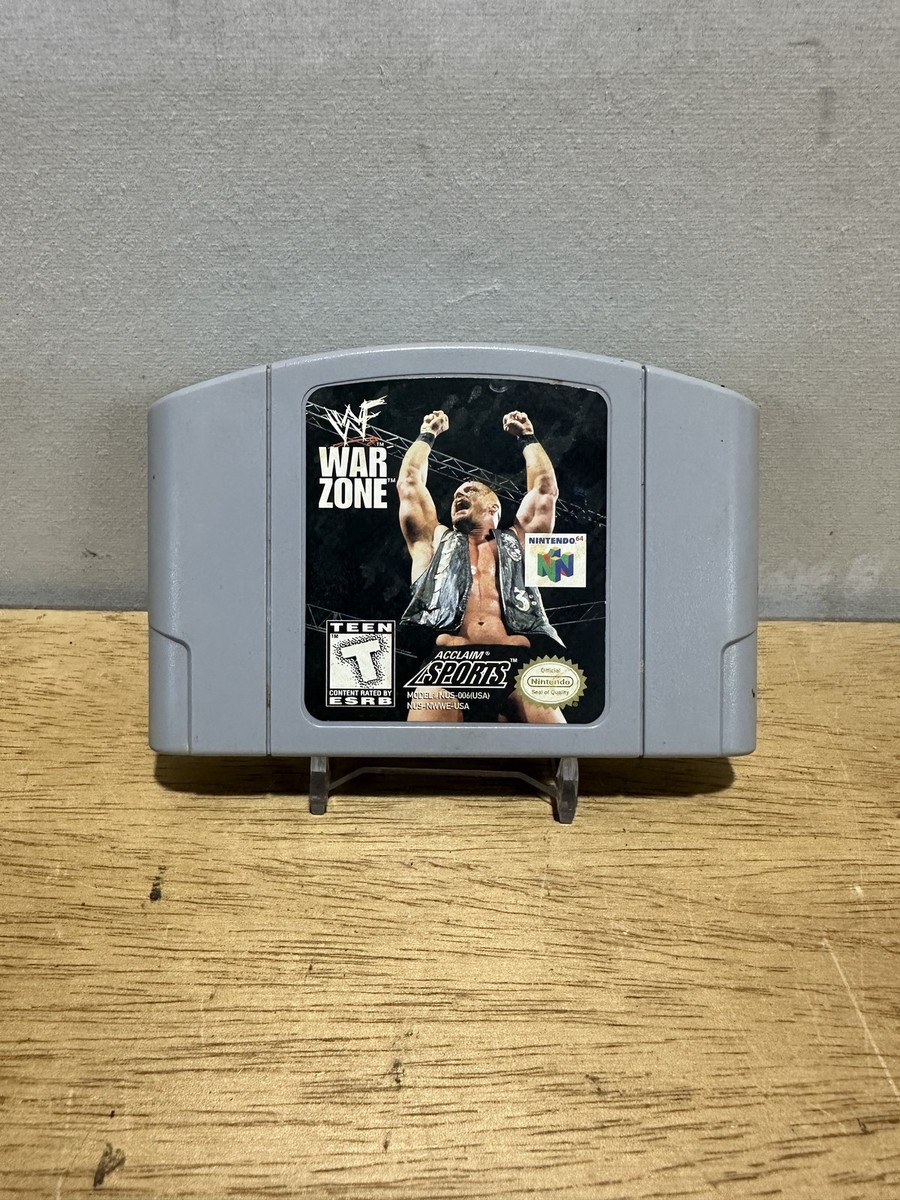 NINTENDO 64 - N64★WWF WAR ZONE 海外版 北米版 端子清掃済 WWF War Zone - (N64) Nintendo 64 [Pre-Owned] | J&L Game