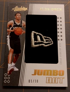 19-20 Panini Absolute Memorabilia Keldon Johnson RC Jumbo Hat New Era Patch 1/10 - Picture 1 of 9