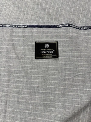 Grey Superfine Wool Fabric Made In Huddersfield England Suiting Dishdasha - Image 1 of 2