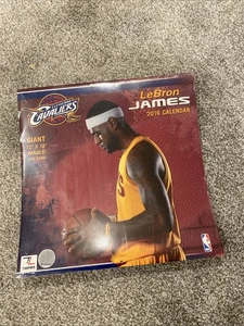 Lebron James Kalender 2016 NBA Neu Giant 12 mal 18 Bilder Cleveland Cavaliers - Bild 1 von 6