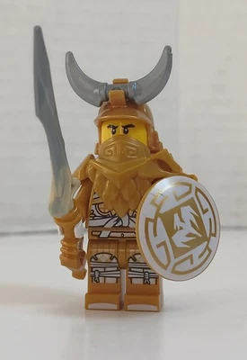 Lego Ninjago Golden Dragon Armor Master Wu Minifigura con Espada y Escudo Foto 1 de 4