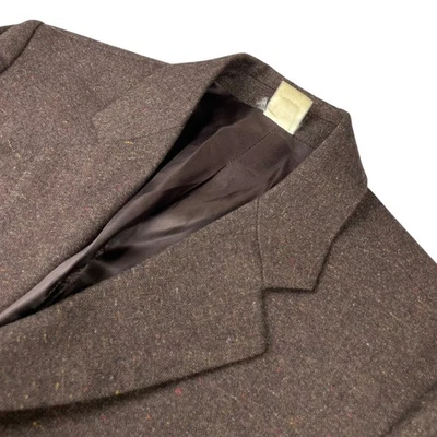Blazer Barneys Cooperativo Para Hombre Lana Tweed 2 Botones Marrón • Italia • 36S EE. UU. | 46 UE Foto 1 de 4