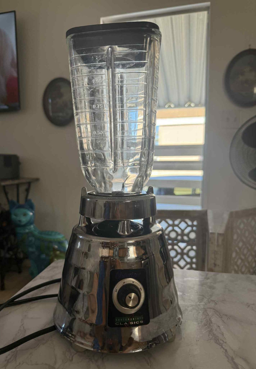 未使用　Osterizer Classic Blender シルバー Vintage Osterizer Oster Classic Blender 564A Silver Chrome