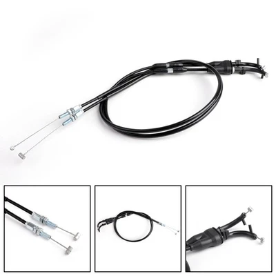 54012-0184 Black Throttle Cable Wire For Kawasaki KL650 KLR650 2008-2017  UE - Imagem 1 de 4