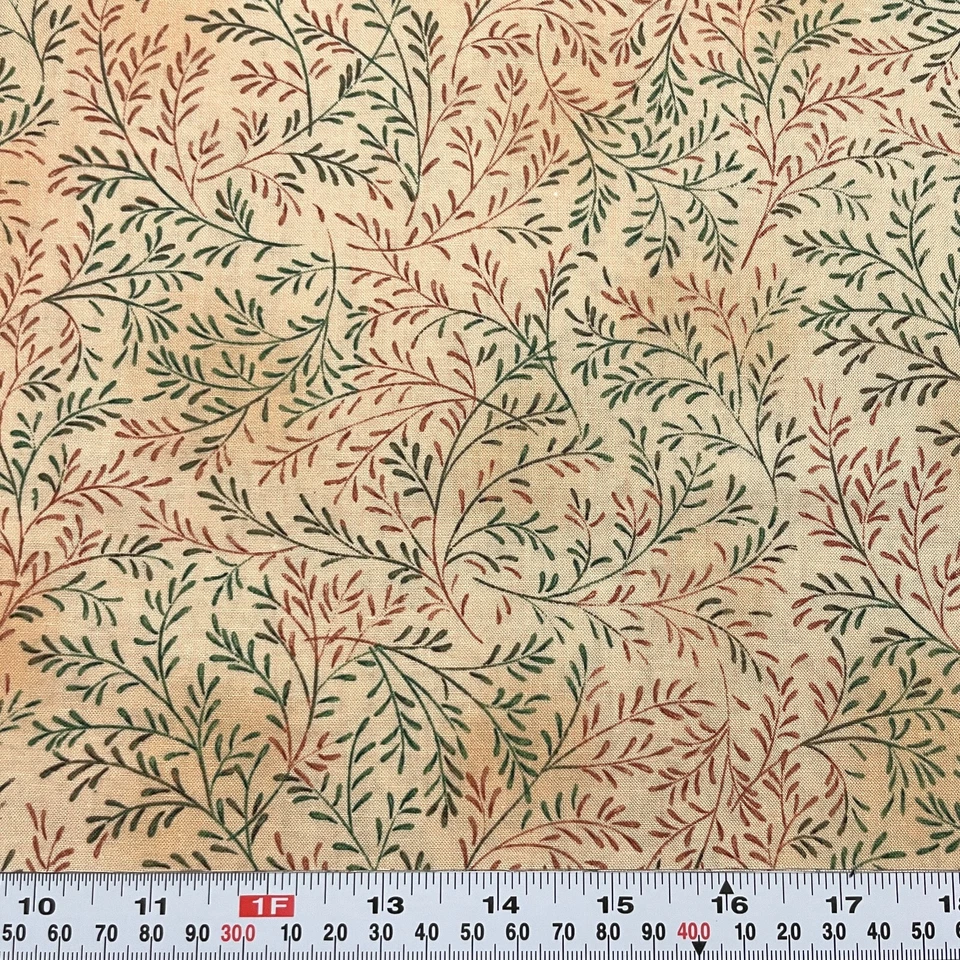 Tela de algodón beige Simpatico by Maywood remanente de media yarda 18" x 43" Foto 1 de 2