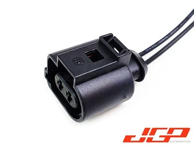 VW Passat B6 Rear Brake Motor Plug Connector & Wire Repair Black 1J0973722A - Image 1 of 3