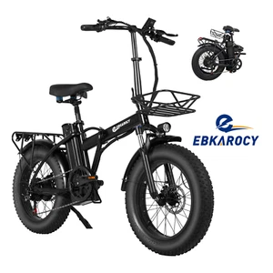 Folding Electric Bike 30 Mph 400/750W Removable Battery 7-Speed 20" eBike - Picture 1 of 18