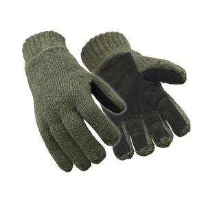 RefrigiWear Insulated Wool Leather Palm Glove - Extreme Cold Protection, - Picture 1 of 6