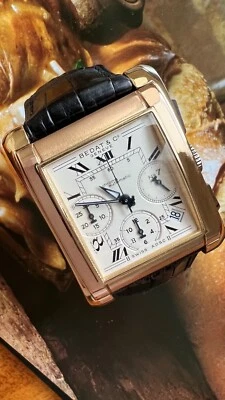 Bedat & Co N0. Relógio automático cronógrafo ouro rosa 7 - 18K 41mm - Ref 768 - Imagem 1 de 4