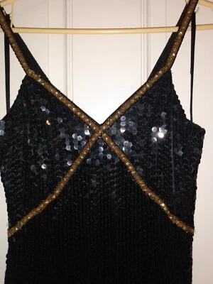 Vestido de noche vintage años 90 colección Scala talla 8 Foto 1 de 4