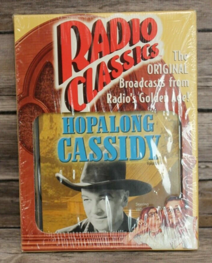 1950s Radio Classics Hopalong Cassidy  COMPAC DISCS SUN DOWN KID NWT Vintage - Image 1 of 4