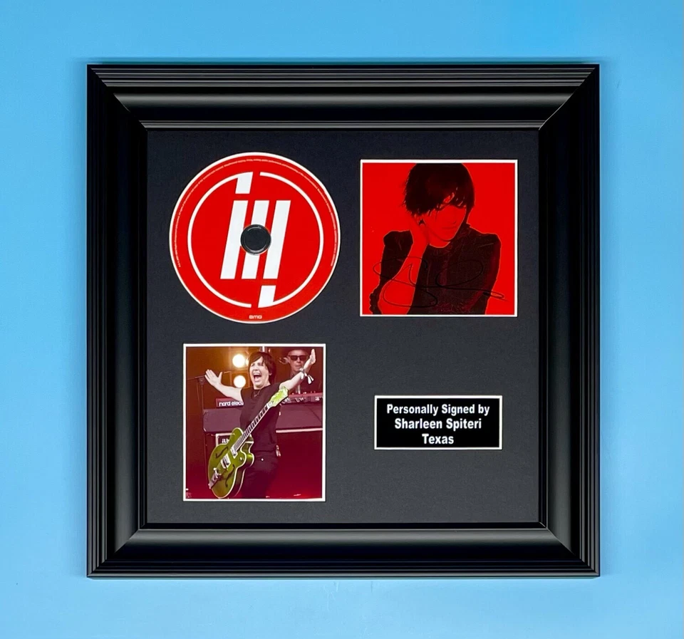 Sharleen Spiteri Signed Photo & CD Framed &COA Autograph Music Memorabilia Texas - Image 1 of 4