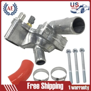 Thermostat w/ Aluminum Housing & Installation Kit For 05-10 Ford Mustang 4.0L V6 - Foto 1 di 5