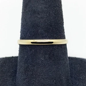 14K Gelbgold Herren Comfort Fit Ehering 2 mm 1,2 gr Größe 8 - Bild 1 von 2