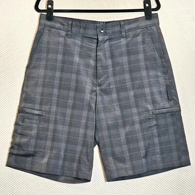 Pantalones Cortos de Golf Greg Norman para TASSO ELBA para Hombres 32" Gris Oscuro Como Nuevos Cremallera Lateral a Cuadros Foto 1 de 4