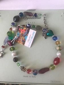 Halskette Dyadema Murano Glas Handarbeit  - Bild 1 von 4