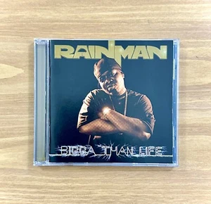CD ~ Rainman ~ Bigga Than Life ~ P.A. ~ Promo ~ 14 Tracks ~ 2007 ~ !L🟤🟤K! - Picture 1 of 8