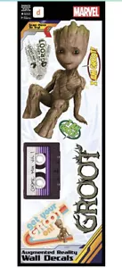 Groot Augmented Reality Decals Peel & Stick 7 Vinyl Stickers - Picture 1 of 7