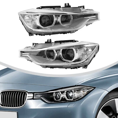 Pair For 2011-2015 BMW 3 Series F30 Headlight Xenon/HID Headlamps with AFS LH RH Foto 1 de 4