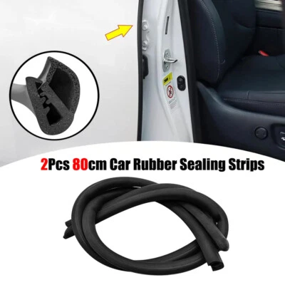Tira de sellado insonorizada para borde de puerta de auto SUV pilar B 2 piezas para Chevrolet Foto 1 de 4