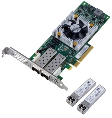 Controller Raid Card Qlogic QLE2672-F HD8310405-58 C Dual Port 16GB FCC Pci-E - Image 1 of 3