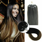 Micro Ring Loop Hair Extensions Silicone Micro Beads Link Remy Human Hair Thick