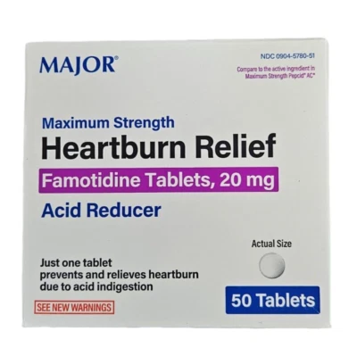 Tabletas REDUCTORAS DE ÁCIDO para aliviar la acidez estomacal mayor 50ct -- Foto 1 de 3