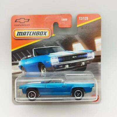 Matchbox 1/64 Chevy Camaro SS 396 Cabriolet 1969 – Mainline 2025 72/125 – Neuf - Photo 1/4