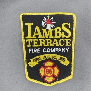 Lambs Terrace Fire Company Sicklerville, NJ New Jersey 5" Shoulder Patch - Picture 1 of 2
