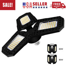 E27 Led Deformable Led Garage Light Super Bright Shop Ceiling Lights *Us Stock*