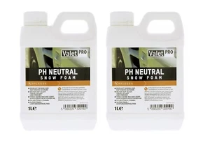 2x ValetPRO ph Neutral Snow Foam Schaumreiniger Vorreiniger 1000ml - Bild 1 von 3