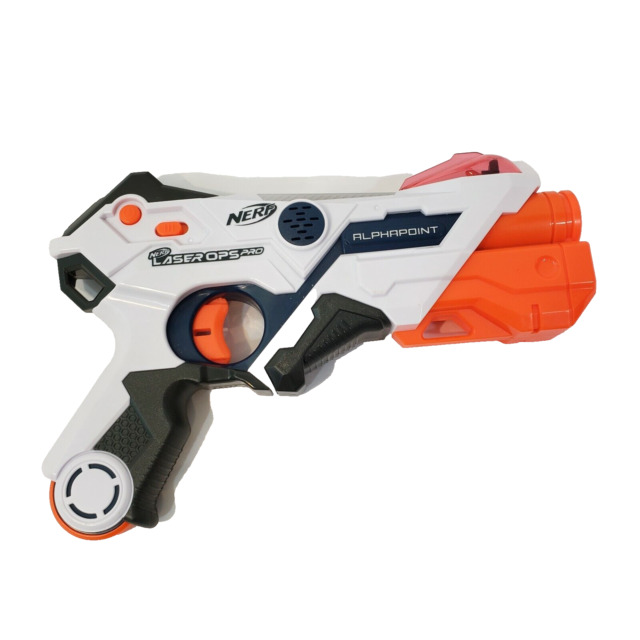 Metralhadora NERF com 4 dardos de 0foam &shooting exercise