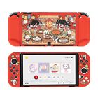 GeekShare Protective Case for Switch OLED Joycon Slim Hard Cover Bunny Dinner