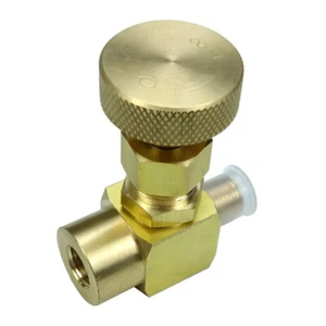 1/8" NPT Male * 1/8" NPT Female Brass Needle Valve 1000 Psi 1Pcs - Picture 1 of 2