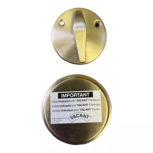 SCHALAGE B571 619 12 - 287 One-Sided Deadbolt Satin Nickel Occupancy Indicator - Picture 1 of 17