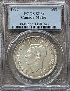 Canada 1937 $1 PCGS SP 66 Matte Specimen - Picture 1 of 2