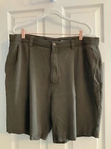 Tommy Bahama Herrenshorts braun 100 % Seide Größe 38 entspannte Passform - Bild 1 von 7