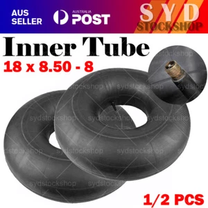 1/2xInner Tube 18x8.5-8 18x9.5-8 Straight Valve for Ride On Lawn Mower ATV Buggy - Picture 1 of 14